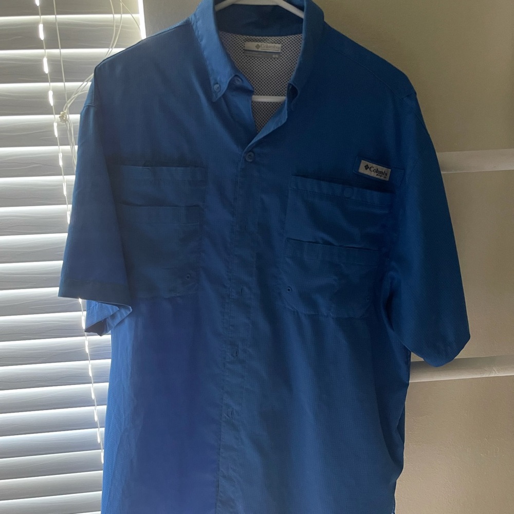 Columbia PFG Button Up Short Sleeved Shirt